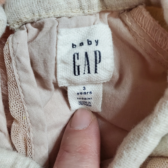 Baby Gap Shirt with Sheer Pink Glittery Overlay - Picture 6 of 8